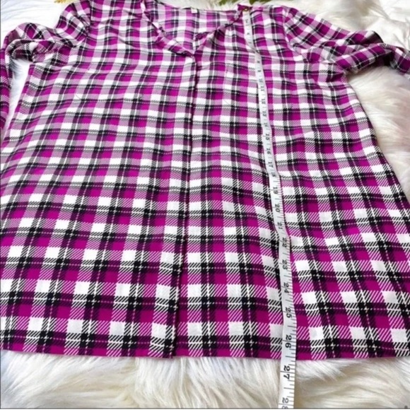 Joie Kariana Plaid Silk Buttons Down Silk Blouse Top Size Small - Picture 10 of 16